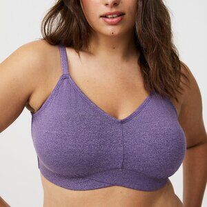 NWOT Torrid size 2 2x Lightly lined cross front bralette casual wireless bra